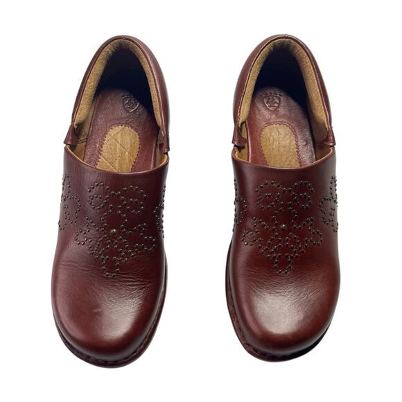 Ariat Leather Studded Clog Mules 9.5 B 21262 Strathmore Western Academia Casual - Picture 7 of 14